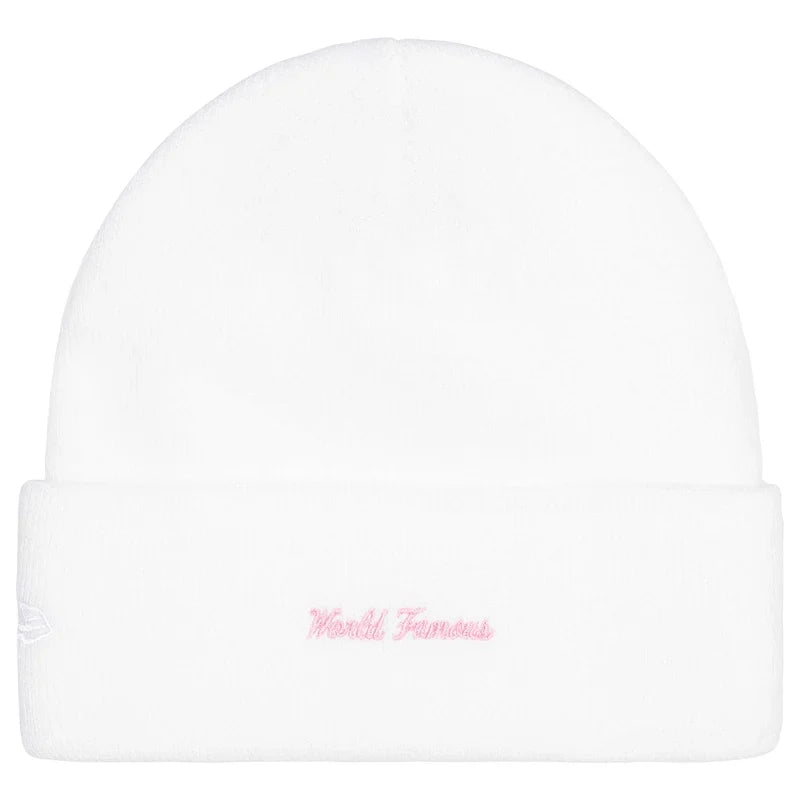 Supreme x New Era Box Logo Beanie (25FW) White