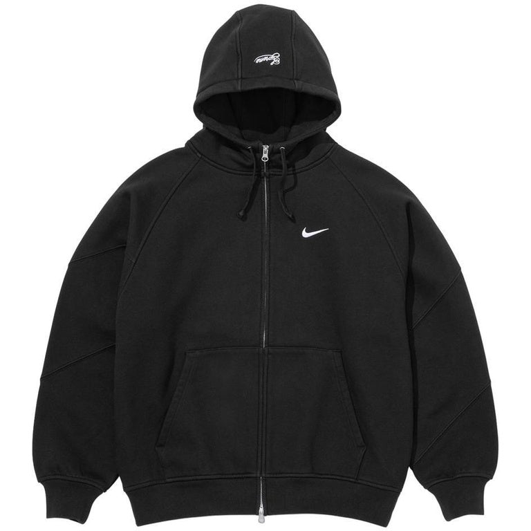 Supreme x Nike Zip Up Hooded Sweatshirt Black