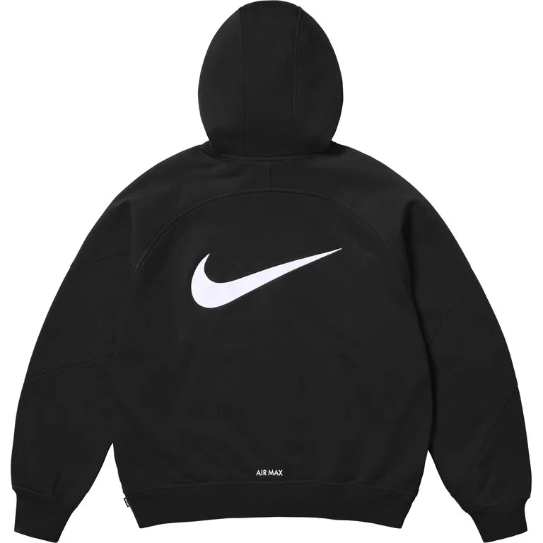 Supreme x Nike Zip Up Hooded Sweatshirt Black
