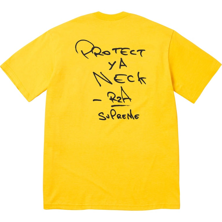 Supreme x Wu-Tang RZA Tee Yellow