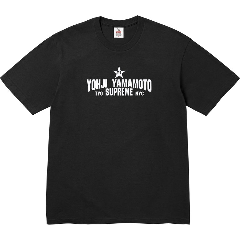 Supreme x Y's by Yohji Yamamoto Star Tee Black