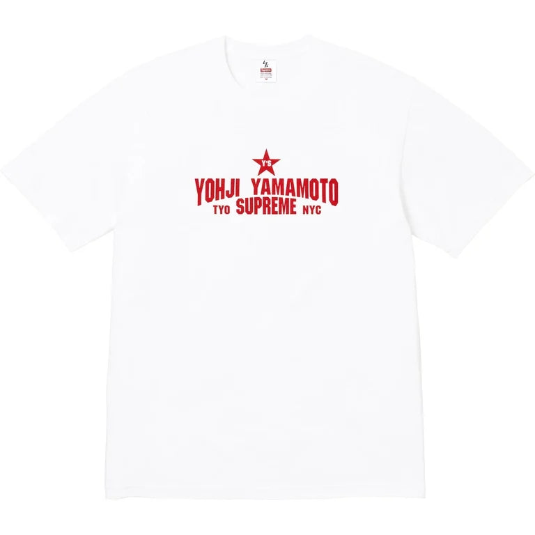 Supreme x Y's by Yohji Yamamoto Star Tee White