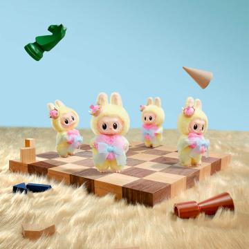 POP MART The Monsters Let’s Checkmate Series vinyl plush hanging card featuring collectible character with display-ready design