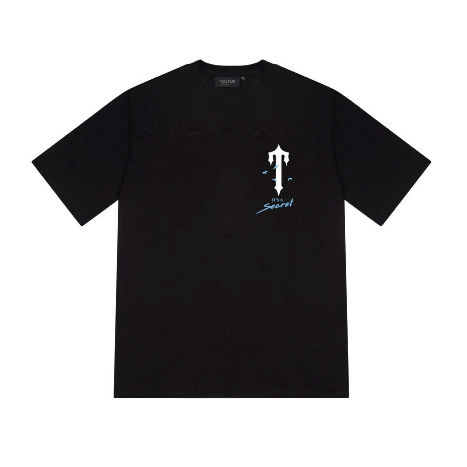 Trapstar Paradise Its A Secret Tee - 'Black Blue'