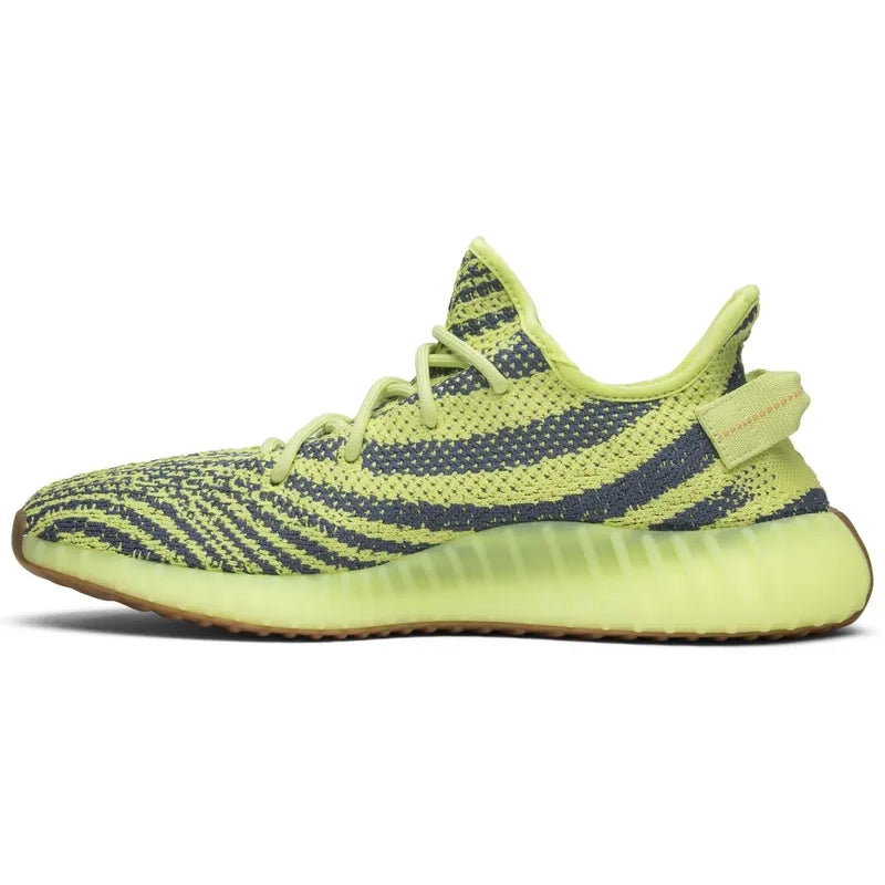 100% authentic Yeezy Boost 350 V2 Frozen Yellow sneakers. Used pair, no box. Shipped from NZ with AU shipping. Iconic Kanye West design with Adidas comfort.