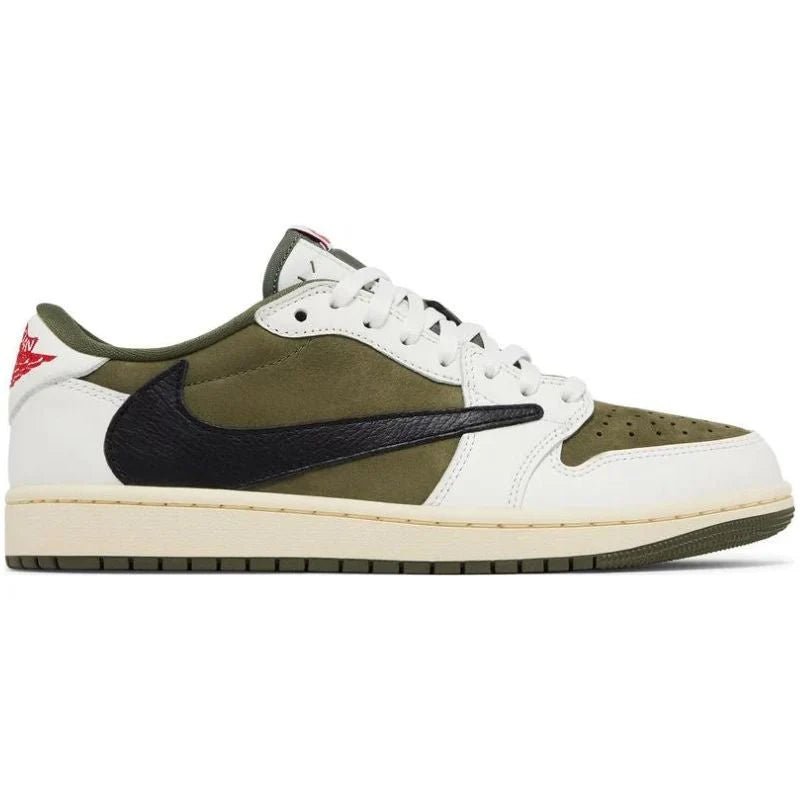 Jordan 1 Retro Low OG SP x Travis Scott 'Medium Olive' Shoe by Prosper Boutique NZ - prosper