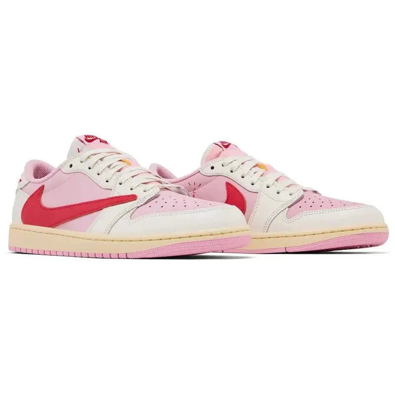 Jordan 1 Retro Low OG SP x Travis Scott 'Sail Tropical Pink' by prosper - prosper
