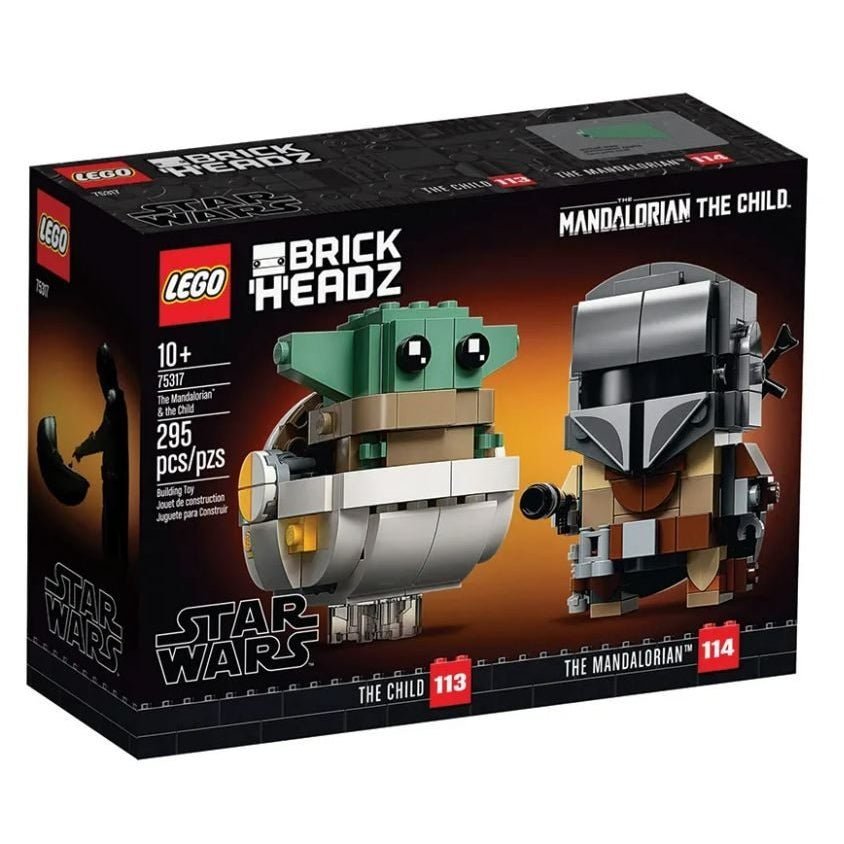 LEGO 75317 The Mandalorian & The Child Brickheadz Collectable by Prosper Boutique NZ - prosper