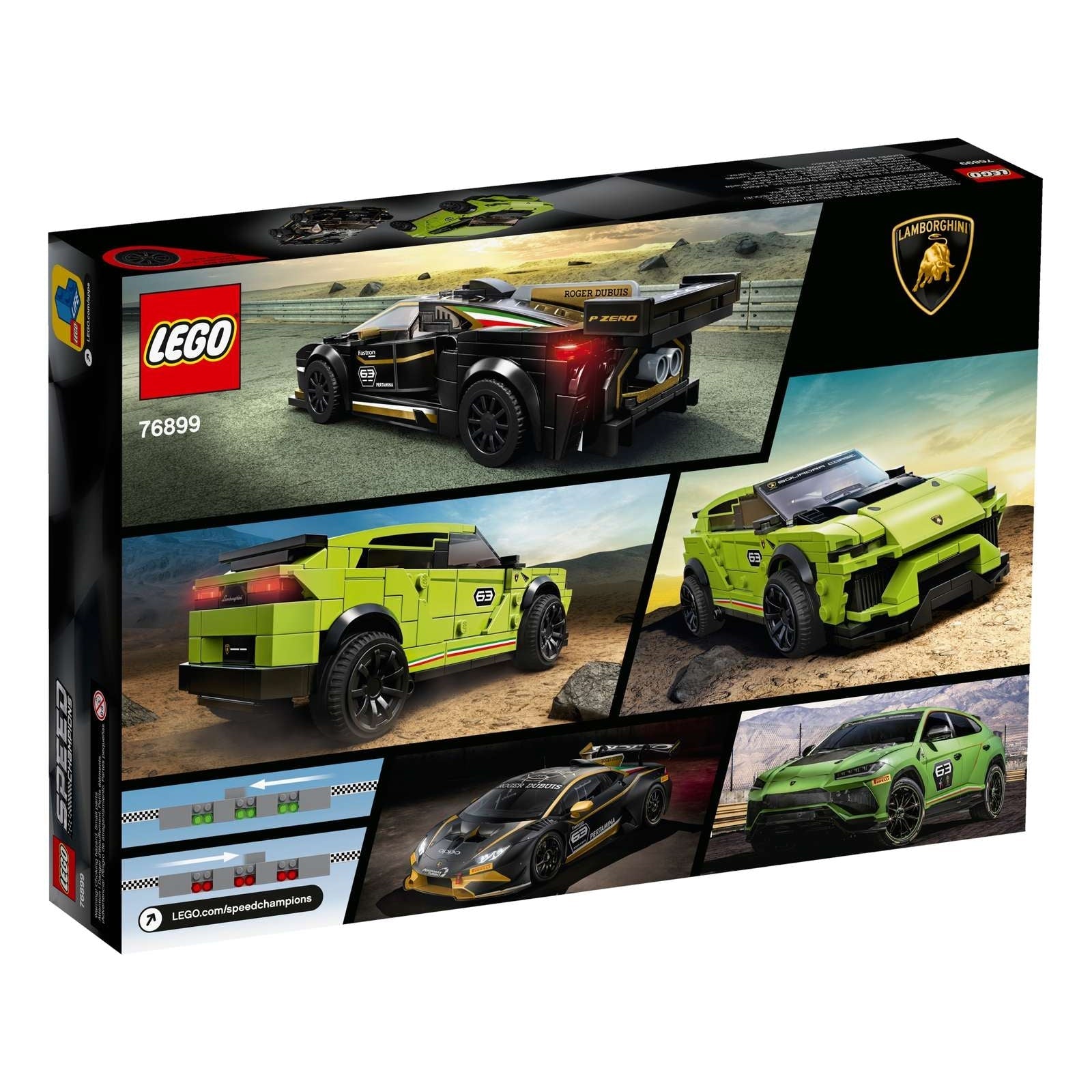 LEGO 76899 Speed Champions Lamborghini Urus ST-X & Lamborghini Huracán Super Trofeo EVO by prosper - prosper