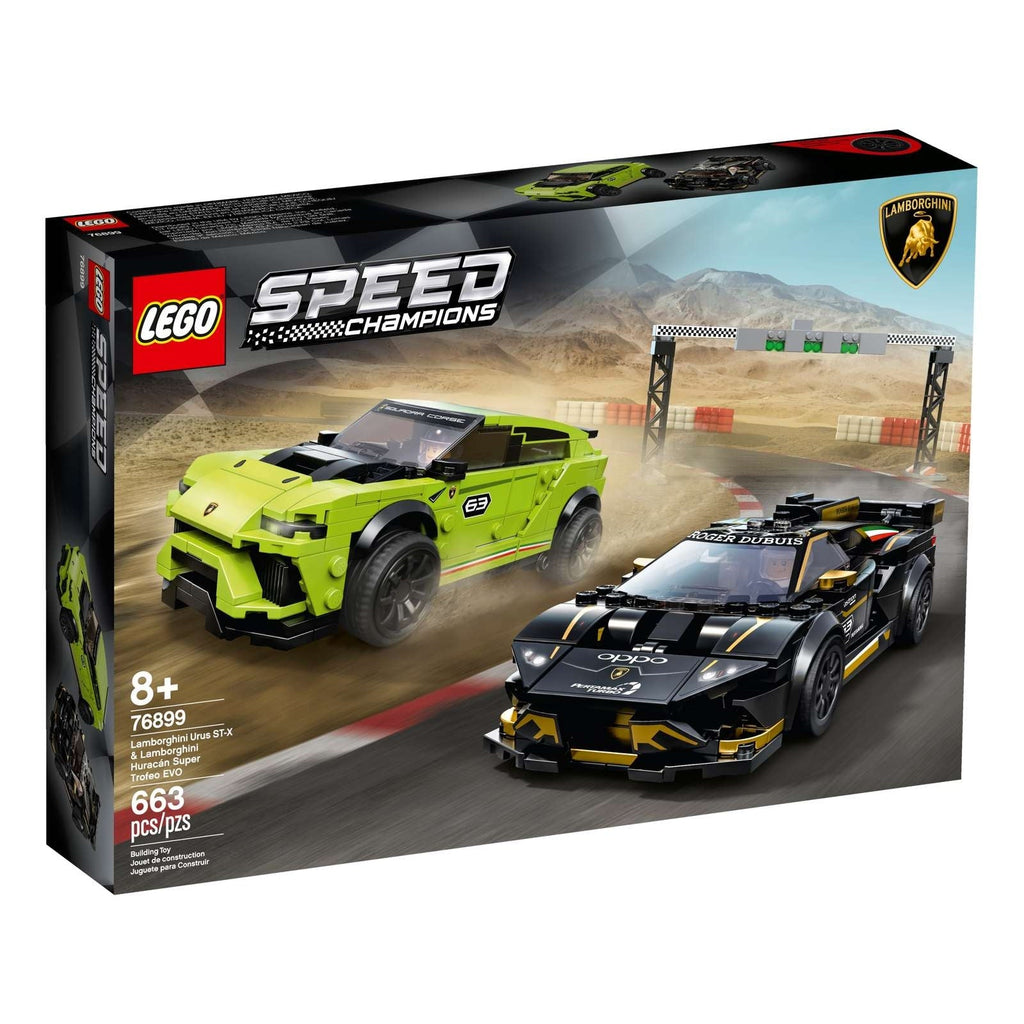 LEGO 76899 Speed Champions Lamborghini Urus ST-X & Lamborghini Huracán Super Trofeo EVO by prosper - prosper