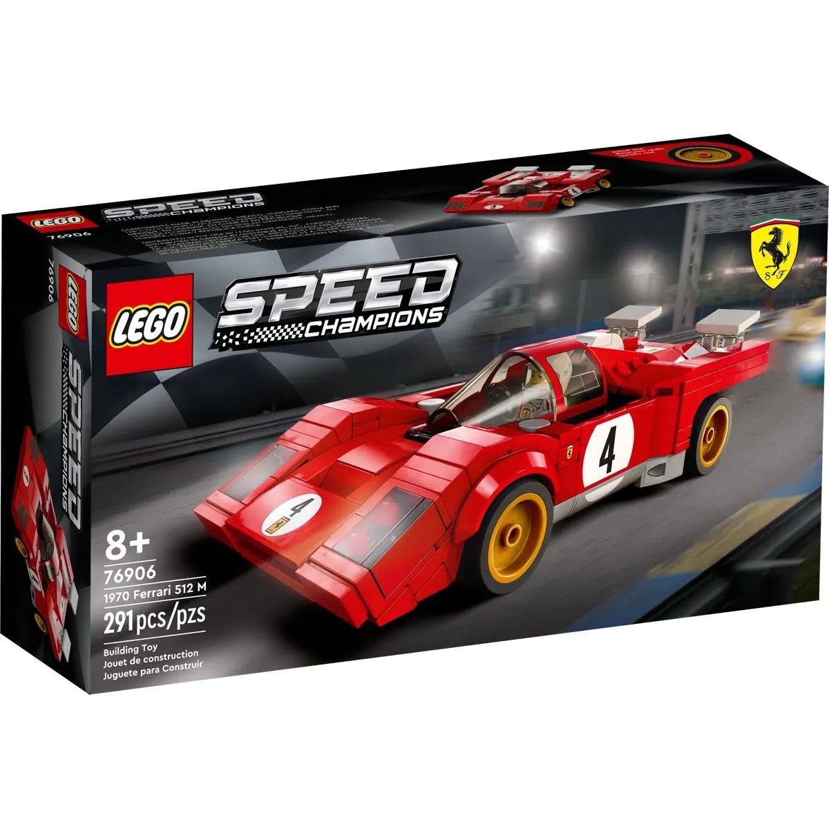 LEGO 76906 Speed Champions 1970 Ferrari 512 M Collectable by Prosper Boutique NZ - prosper