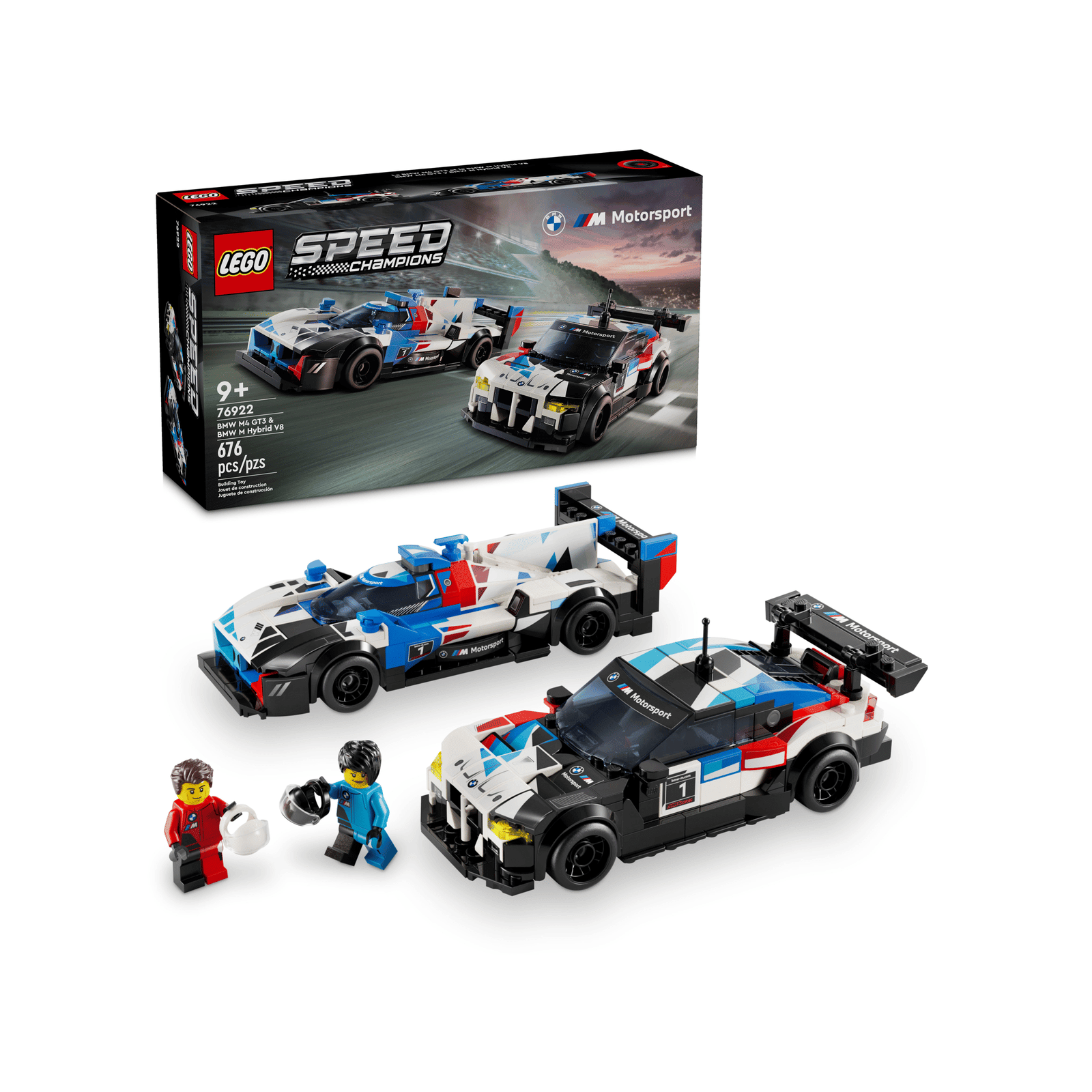LEGO 76922 BMW M4 GT3 & BMW M Hybrid V8 Race Cars by PROSPER Boutique - prosper