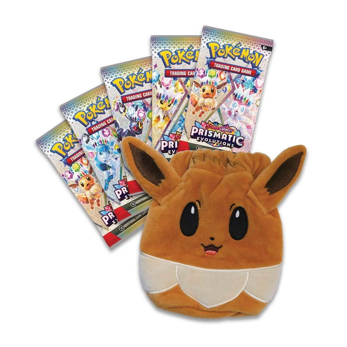 Pokemon Prismatic Evolutions Eevee Pouch Special Collection by PROSPER Boutique - prosper