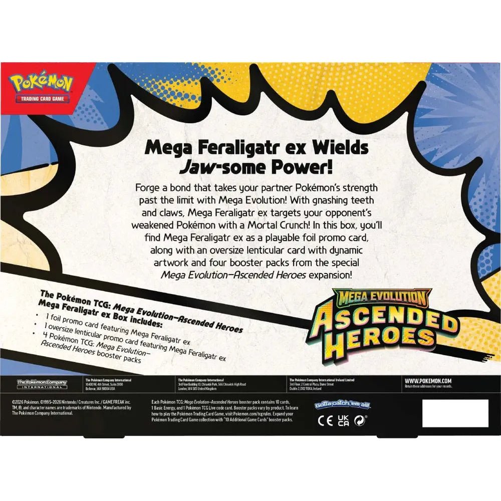 Pokemon TCG Ascended Heroes Mega Feraligatr ex Box by prosper - prosper