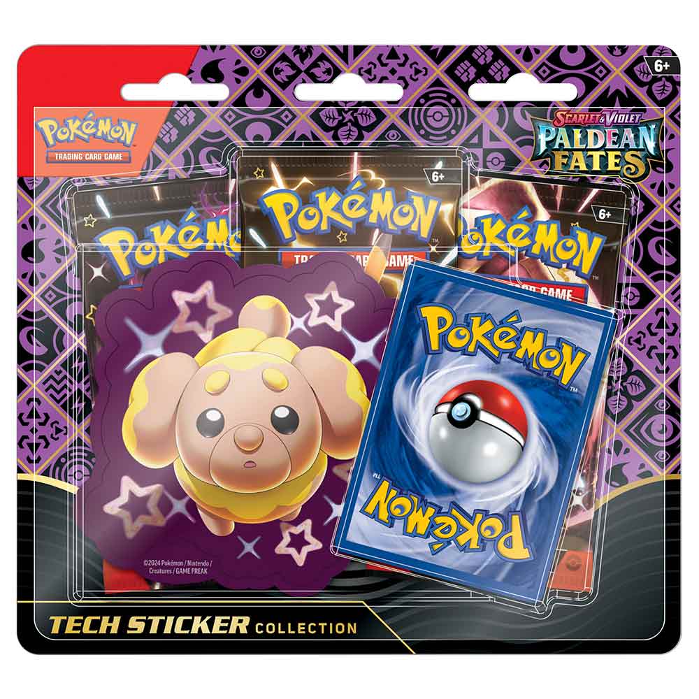 Pokemon TCG Scarlet & Violet Paldean Fates Tech Sticker Blister Booster Pack Collectable by Prosper Boutique NZ - prosper