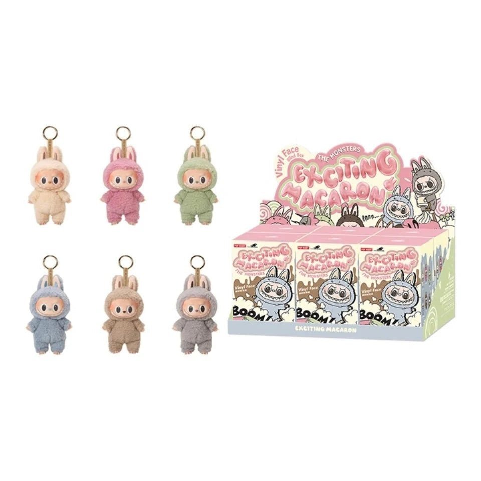 Pop Mart Labubu The Monsters Exciting Macarons Vinyl Face Sealed Case (6 Blind Boxes) Collectable by Prosper Boutique NZ - prosper