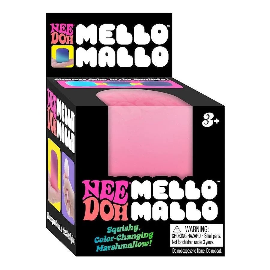 Schylling NeeDoh Mello Mallo colour-changing marshmallow sensory squishy in packaging