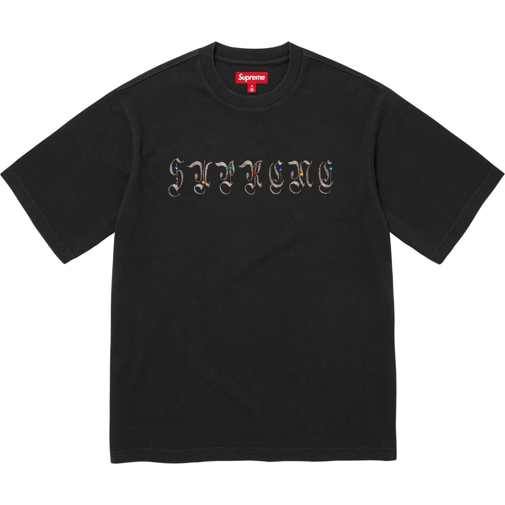 Supreme Aoi Gems Short-Sleeve Top 'Black' T-Shirt by Prosper Boutique NZ - prosper