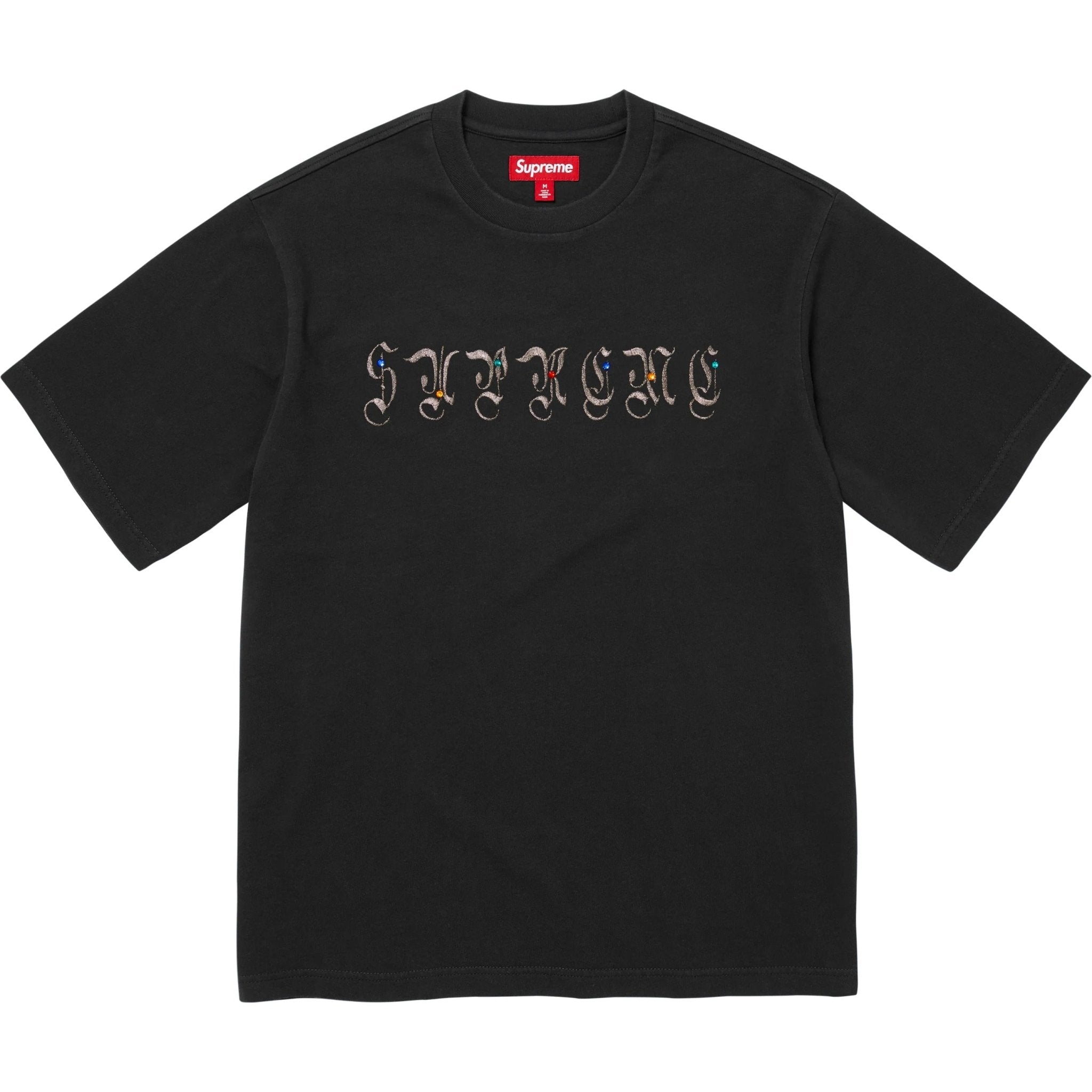 Supreme Aoi Gems Short-Sleeve Top 'Black' T-Shirt by Prosper Boutique NZ - prosper