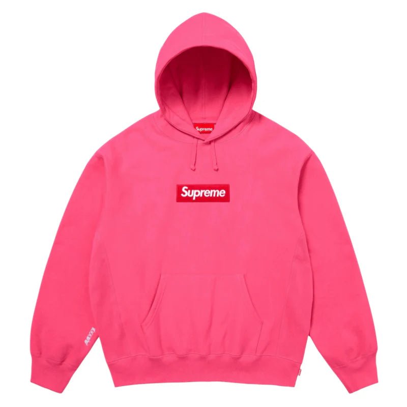 Supreme Box Logo Hooded Sweatshirt (25FW) Magenta Hoodie by Prosper Boutique NZ - prosper