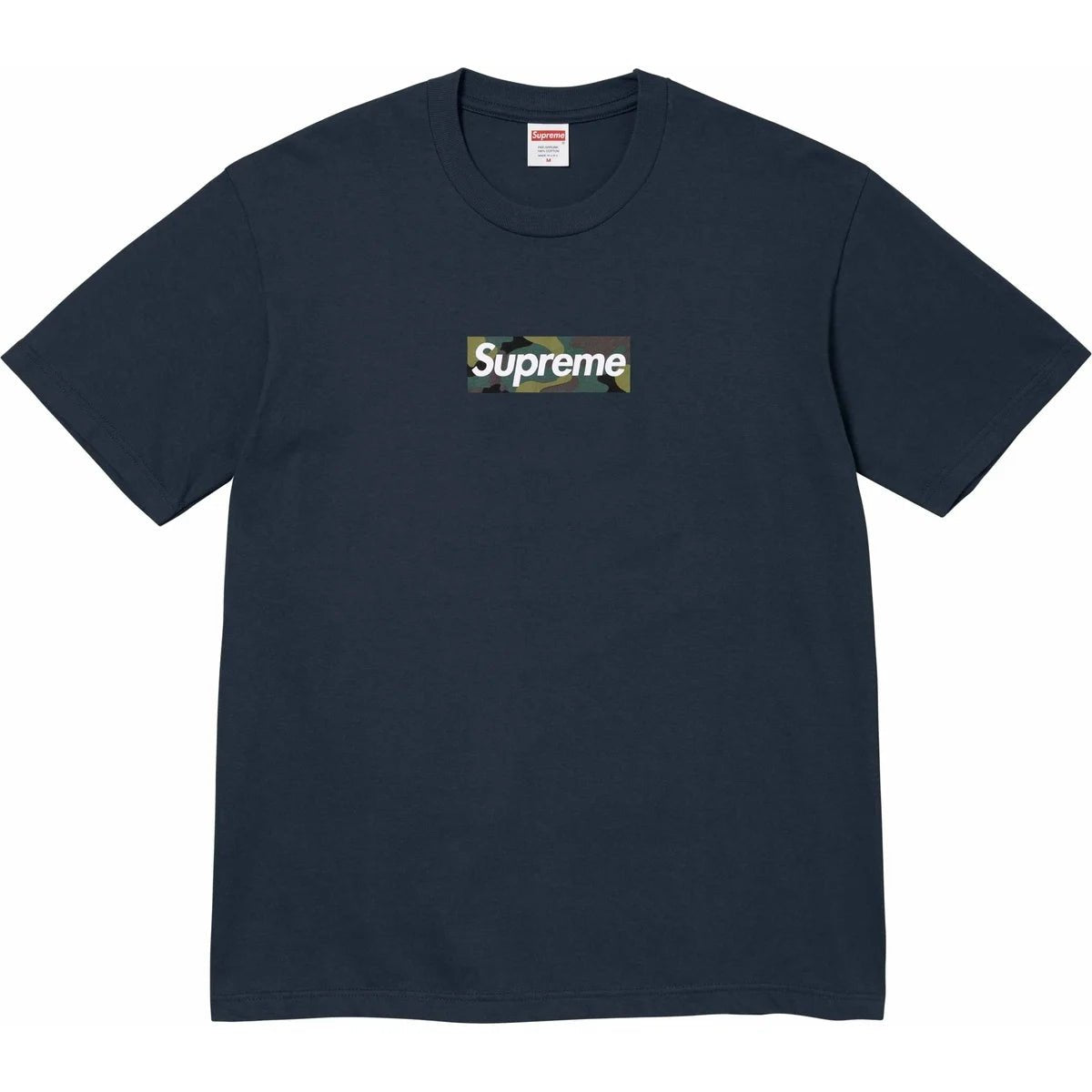 Supreme Box Logo Tee (FW23) Navy by PROSPER Boutique - prosper