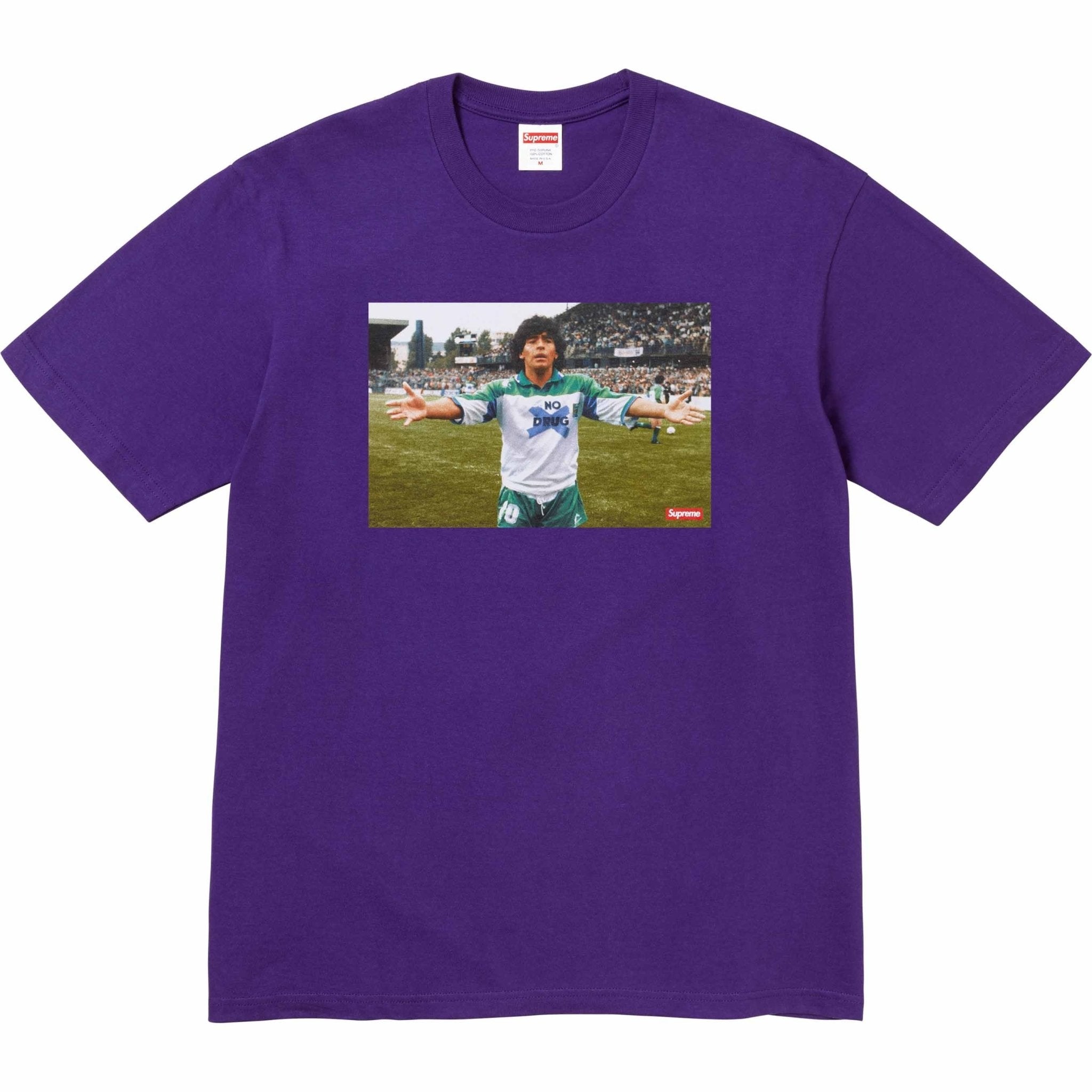 Supreme Maradona Tee Purple T-Shirt by Prosper Boutique NZ - prosper