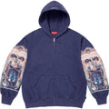 Supreme Michael Jackson Dangerous Zip Up Hooded Sweatshirt Washed Navy by Prosper Boutique NZ - prosper