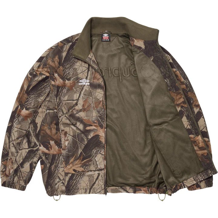 Supreme Umbro Cotton Ripstop Track Jacket (SS26) Realtree Hardwoods Camo by prosper - prosper