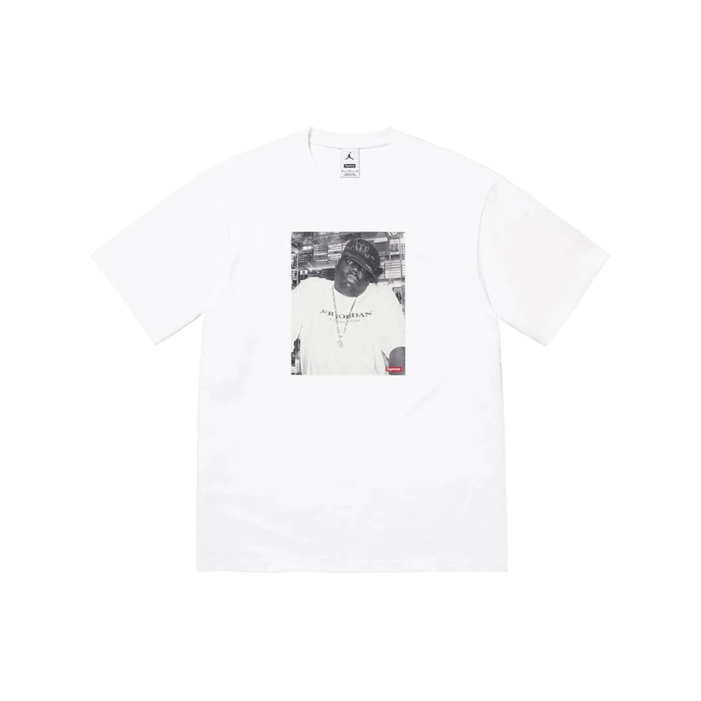 Supreme x Jordan Biggie SS Top White T-Shirt by Prosper Boutique NZ - prosper