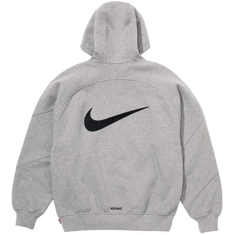 Supreme x Nike Zip Up Hooded Sweatshirt "Heather Grey" Hoodie by Prosper Boutique NZ - prosper