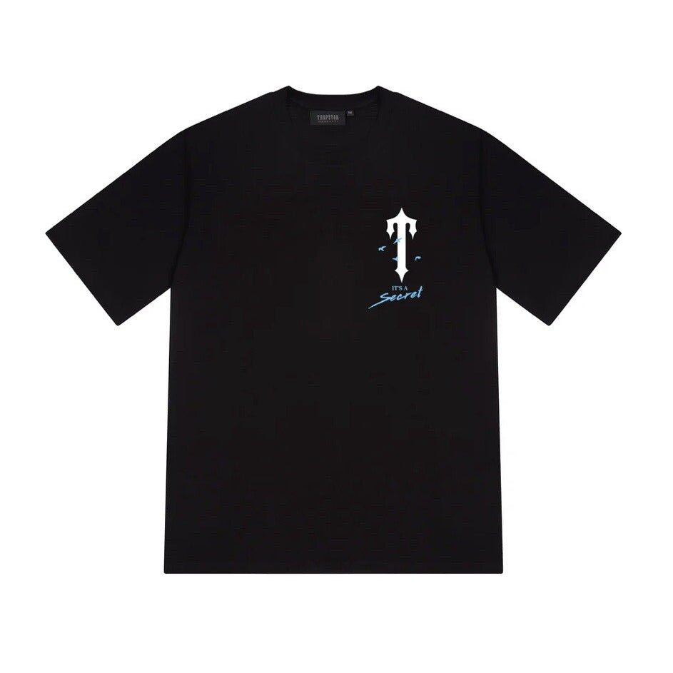 Trapstar Paradise Its A Secret Tee - 'Black Blue' T-Shirt by Prosper Boutique NZ - prosper