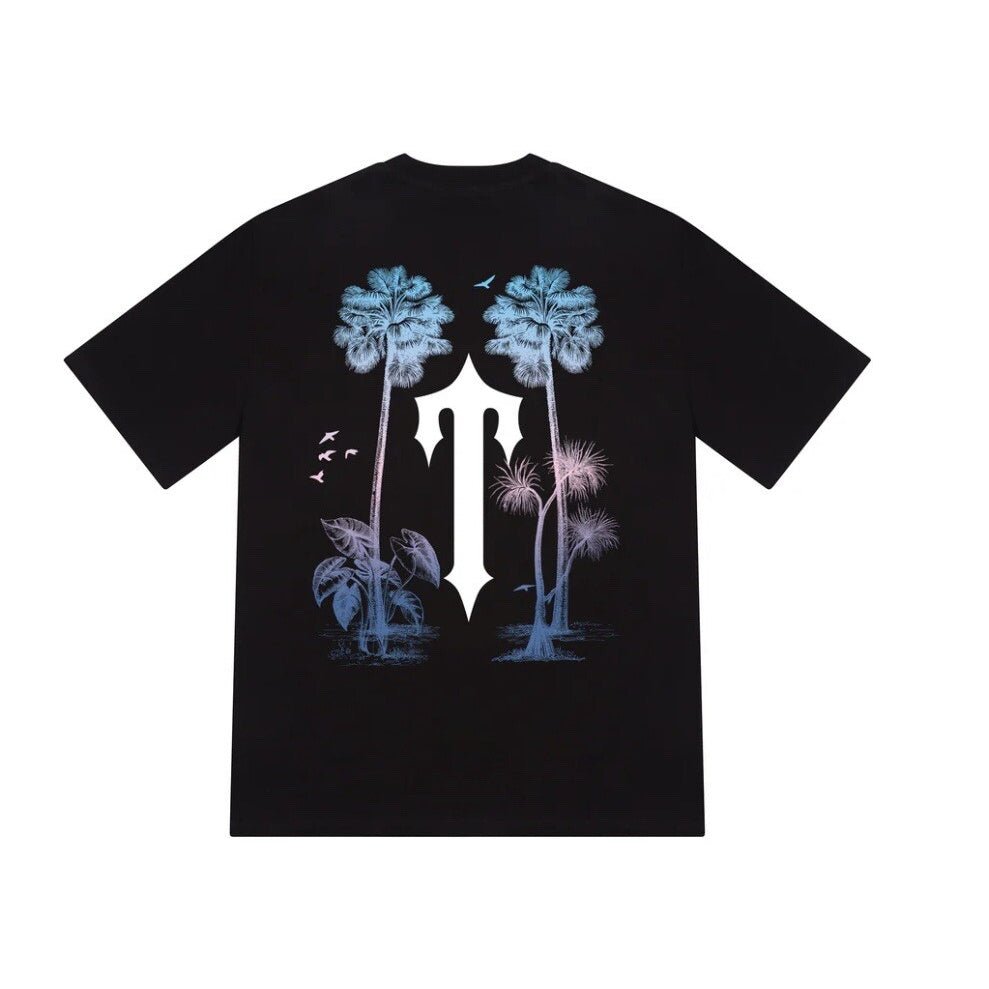 Trapstar Paradise Its A Secret Tee - 'Black Blue' T-Shirt by Prosper Boutique NZ - prosper