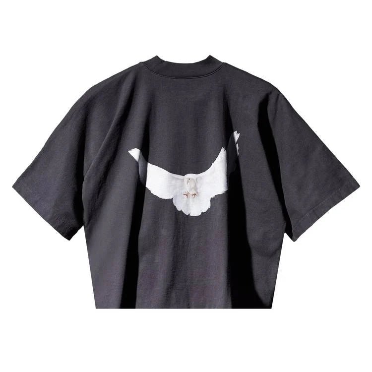 Yeezy Gap Engineered by Balenciaga Cropped Dove No Seam Tee 'Black' T-Shirt by Prosper Boutique NZ - prosper