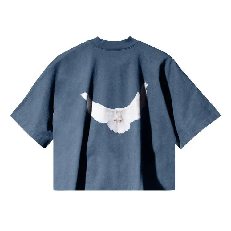 Yeezy Gap Engineered by Balenciaga Dove No Seam Tee 'Dark Blue' T-Shirt by Prosper Boutique NZ - prosper