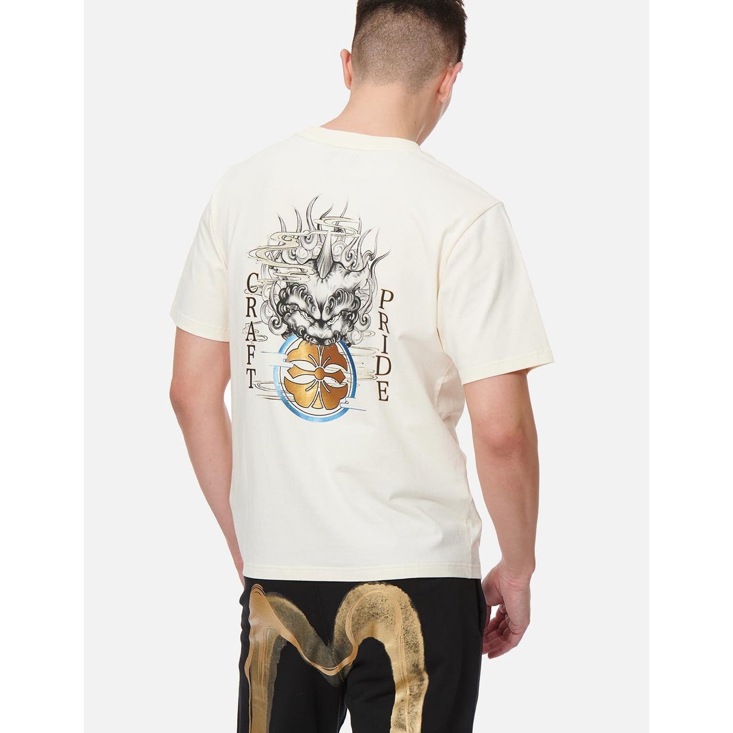 Evisu Komainu with Kamon Printed Tee