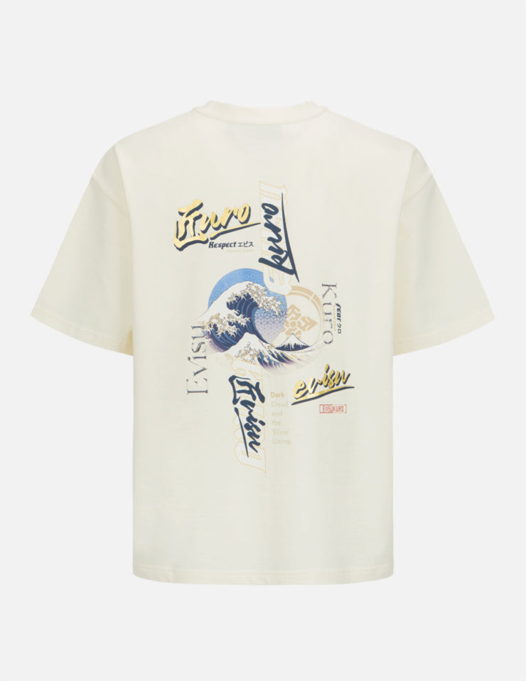 Evisu “The Great Wave”& Calligraphy T-Shirt