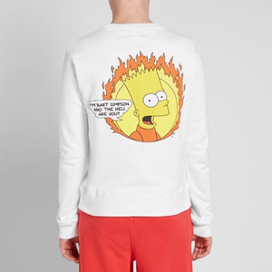 Off white bart hot sale simpson sweater