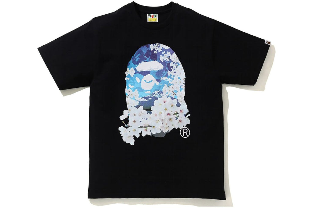 BAPE Sakura Photo Ape Head Tee (SS21)