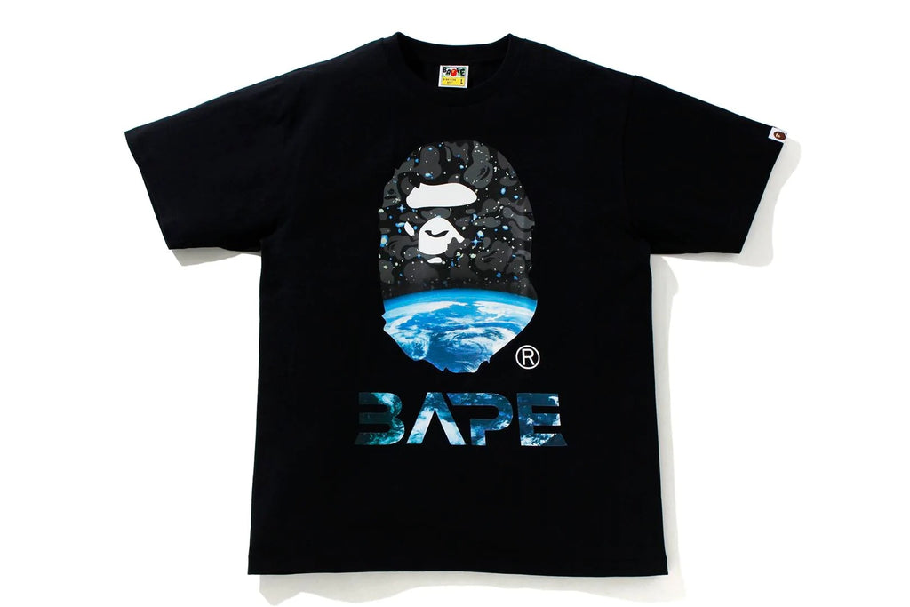 BAPE Space Camo Ape Head Tee