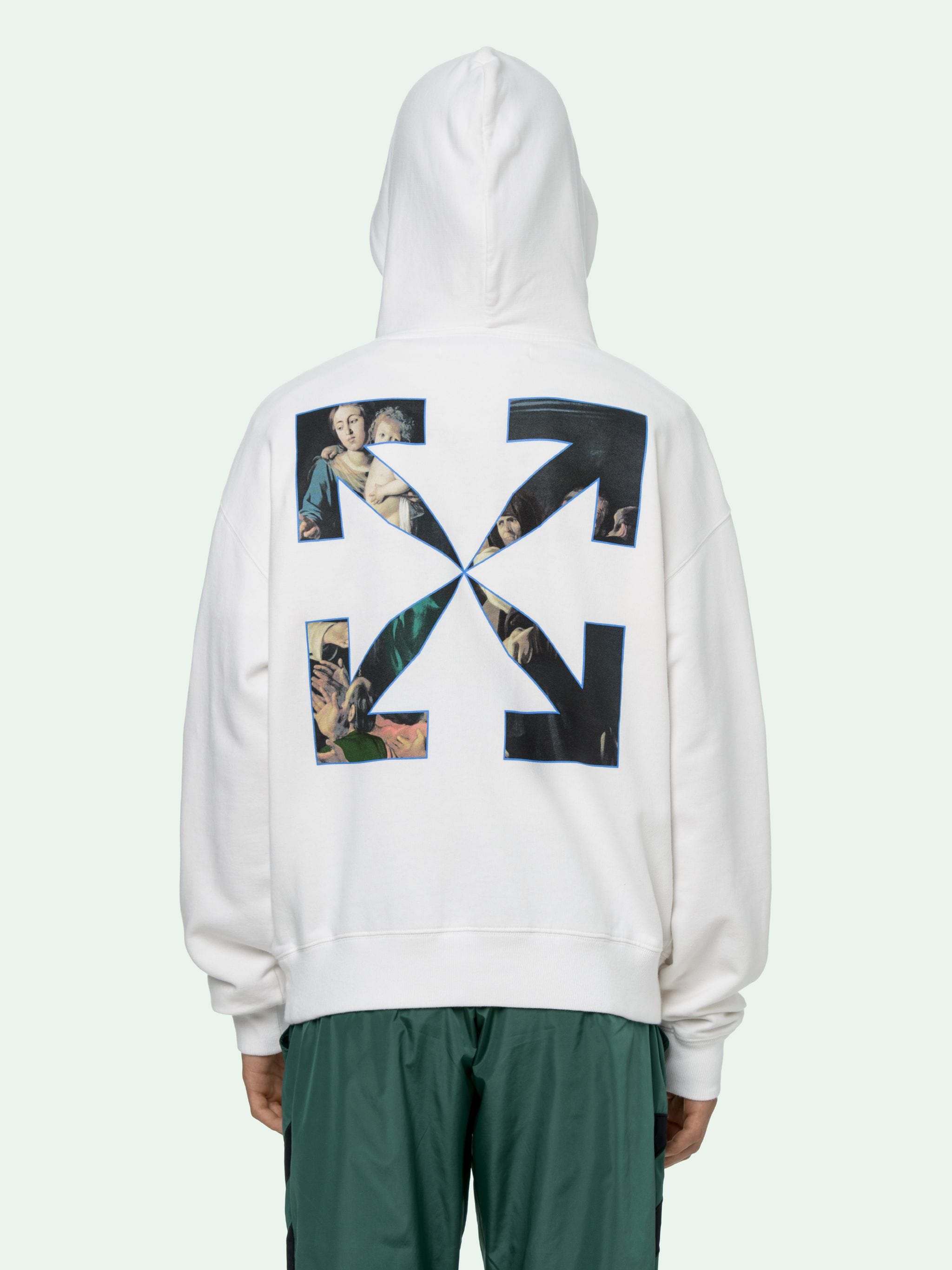 Off-White Oversize Fit Caravaggio Painting Hoodie