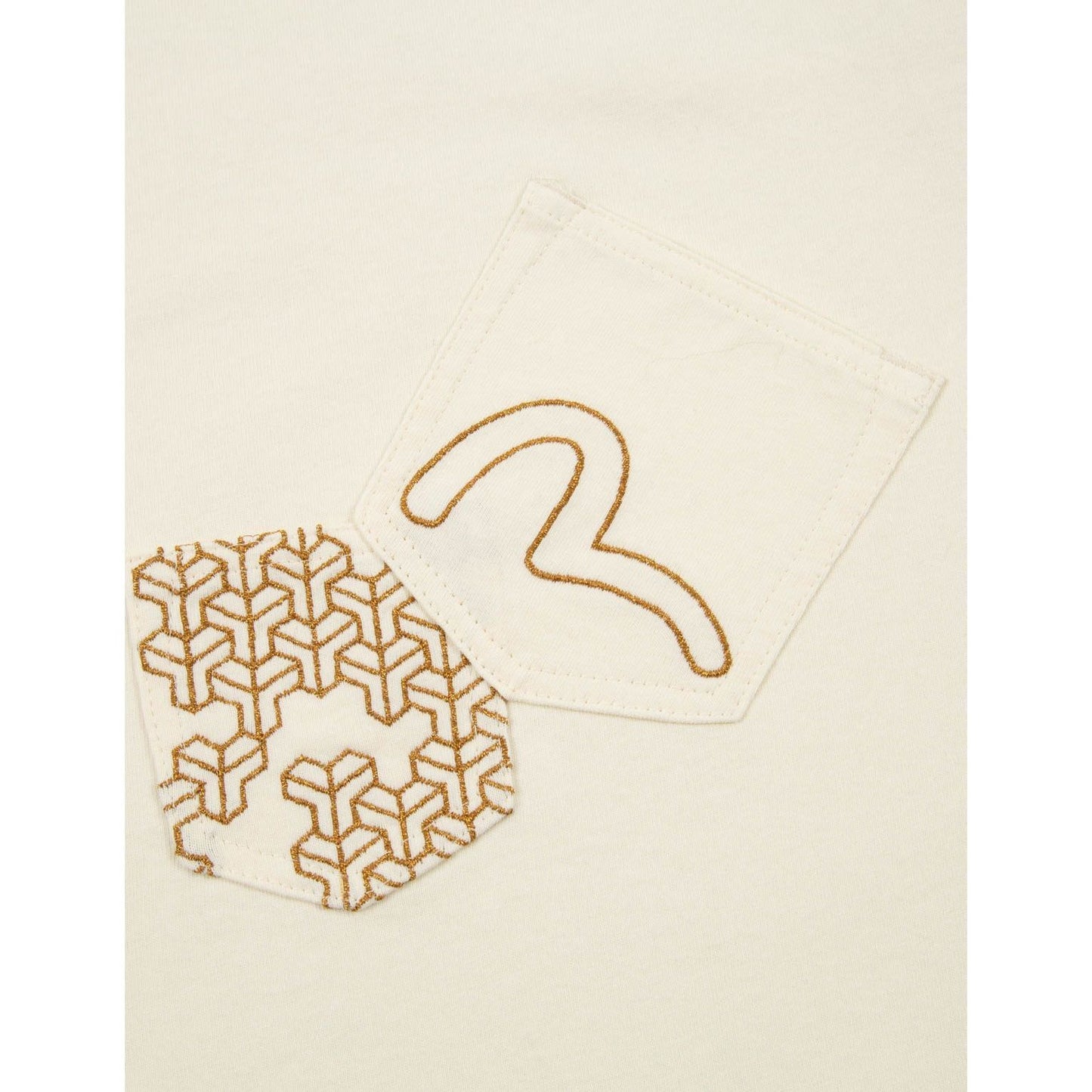 Evisu Multi-Pocket Foil Print T-Shirt