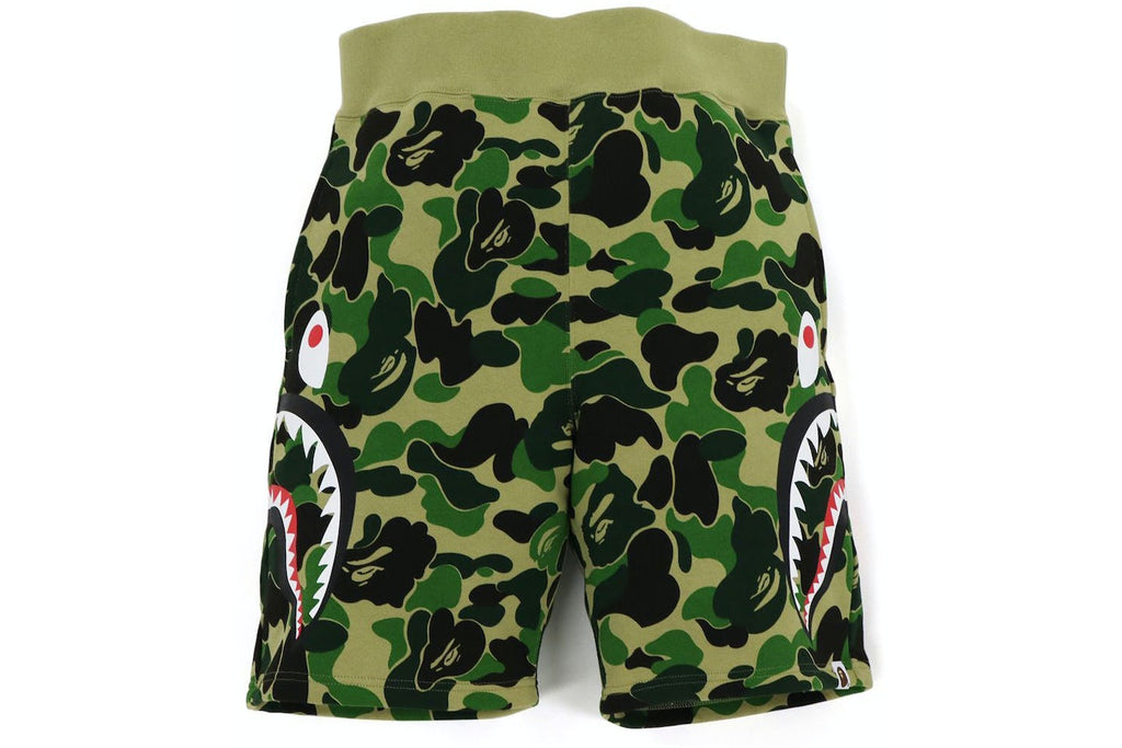 BAPE Big ABC Camo Side Shark Sweat Shorts