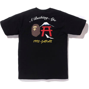 Bape embroidery style Fuji mountain tee