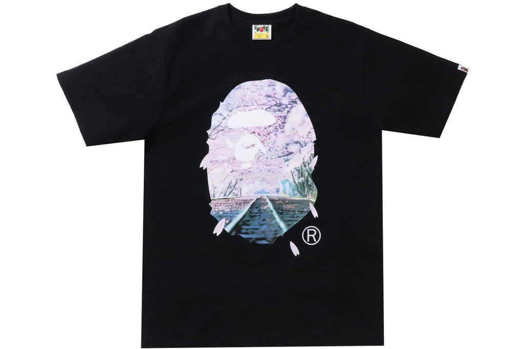 BAPE Sakura Photo Ape Head Tee (SS22)