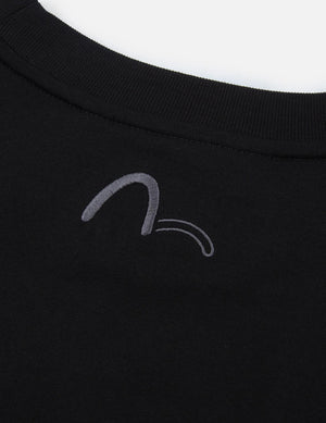 EVISU SEAGULL EMBROIDERY T-SHIRT WITH POCKET