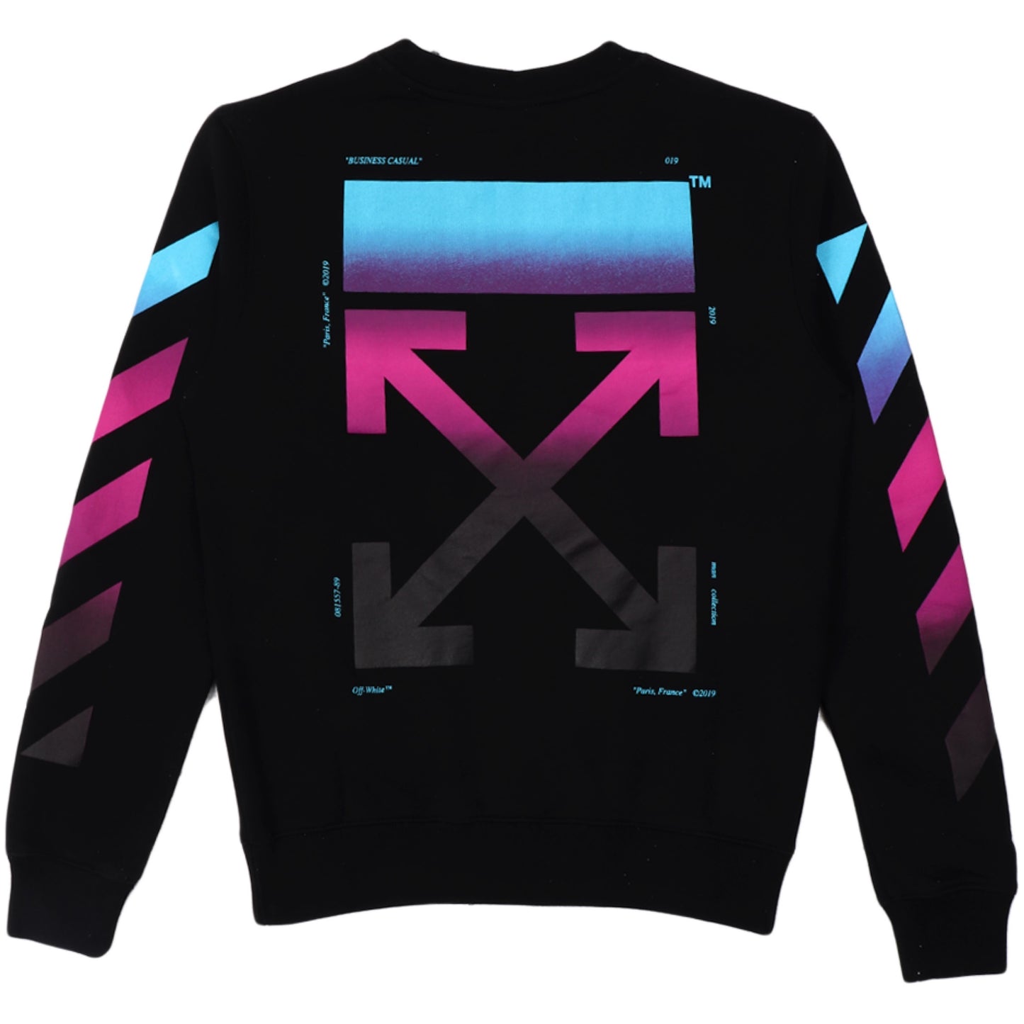 Off-White Diagonal Gradient Crewneck