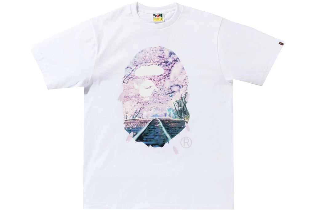 BAPE Sakura Photo Ape Head Tee (SS22)